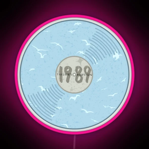 T Swift Taylor 1989 Album Vinyl Music RGB Neon Sign