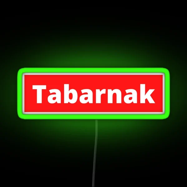Tabarnak Swear Words From Quebec Canada RGB Neon Sign
