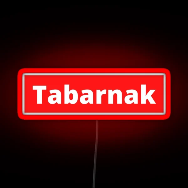 Tabarnak Swear Words From Quebec Canada RGB Neon Sign