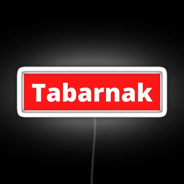 Tabarnak Swear Words From Quebec Canada RGB Neon Sign