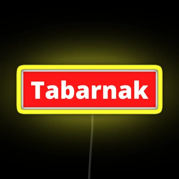 Tabarnak Swear Words From Quebec Canada RGB Neon Sign