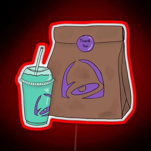 Taco Mystery Yummies RGB Neon Sign