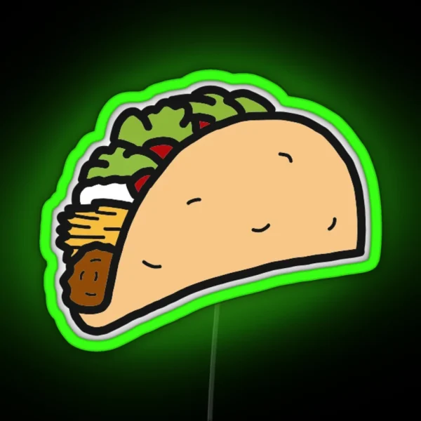 Taco RGB Neon Sign