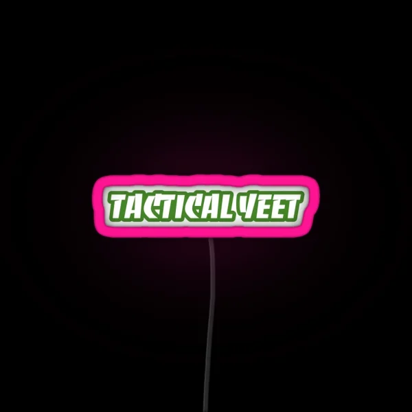 Tactical Yeet Logo RGB Neon Sign