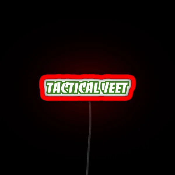 Tactical Yeet Logo RGB Neon Sign