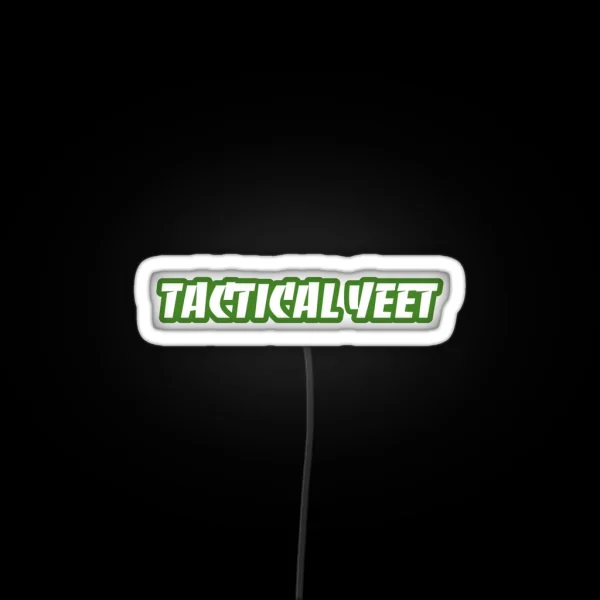 Tactical Yeet Logo RGB Neon Sign
