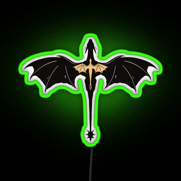 Tairn And Andarna RGB Neon Sign