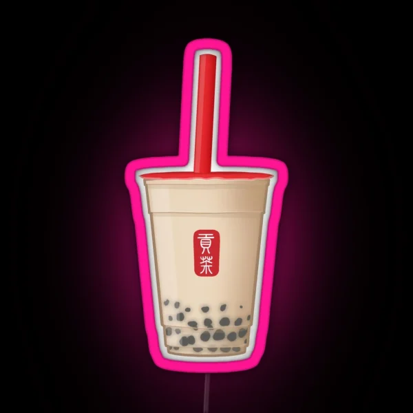 Taiwanese Bubble Tea RGB Neon Sign