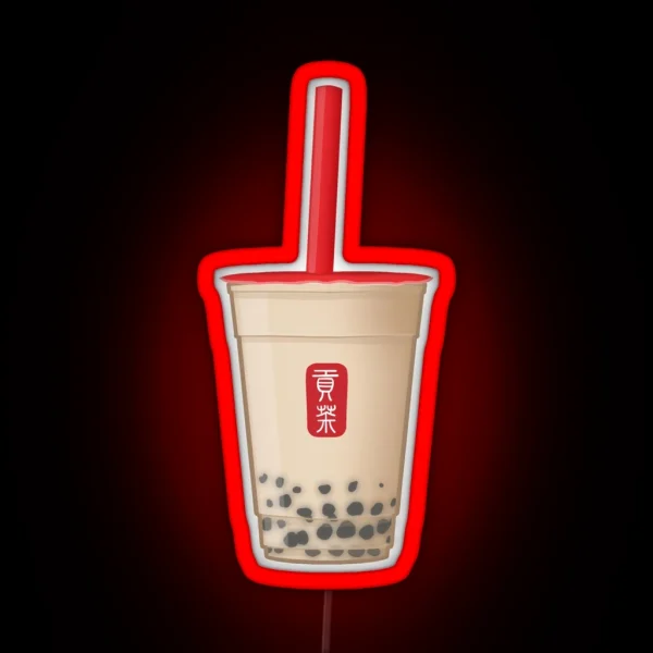 Taiwanese Bubble Tea RGB Neon Sign