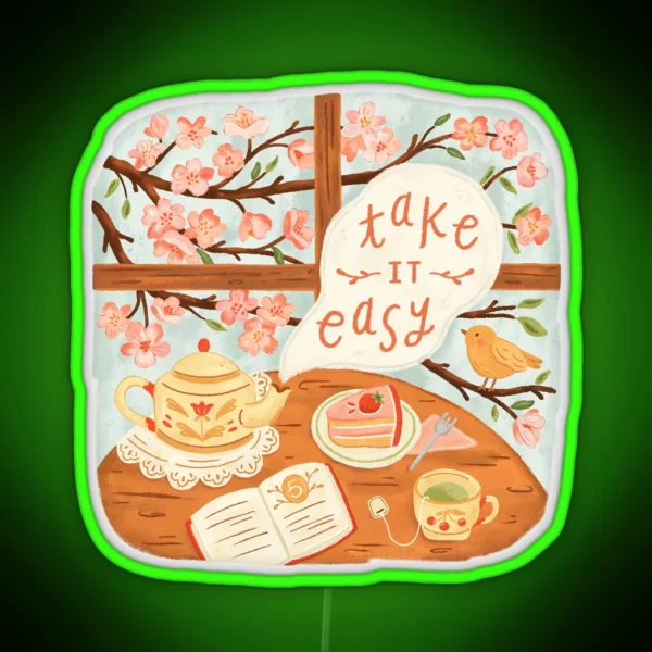 Take It Easy RGB Neon Sign