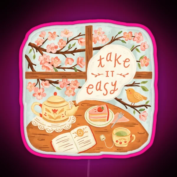Take It Easy RGB Neon Sign