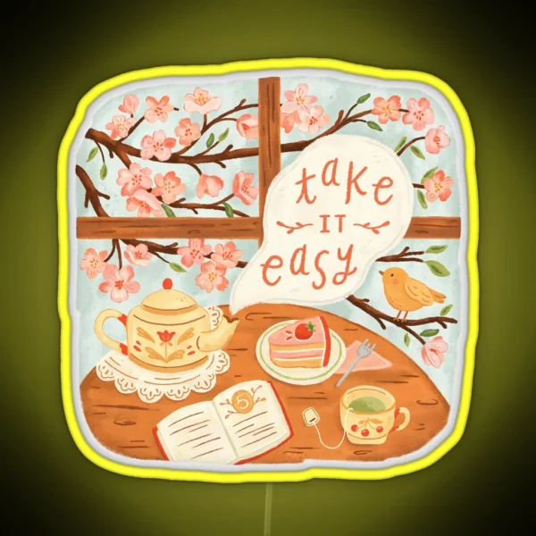 Take It Easy RGB Neon Sign