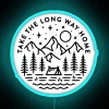 Neon Home Decor Signs: 'Take The Long Way Home' led Display