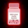 Remind your friends to take their medications with a glow.