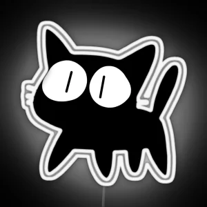 Takkun The Cat RGB Neon Sign