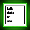 Neon Data Wall Sign with RGB Color Change Technology Installed