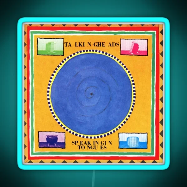 Talking Heads Speaking In Tongues RGB Neon Sign