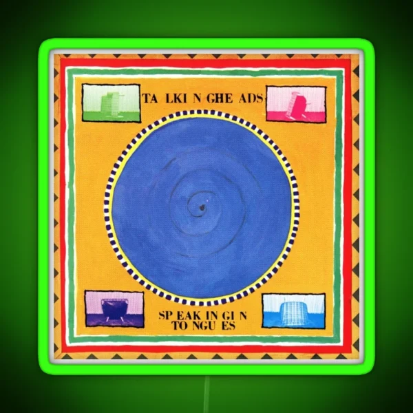Talking Heads Speaking In Tongues RGB Neon Sign