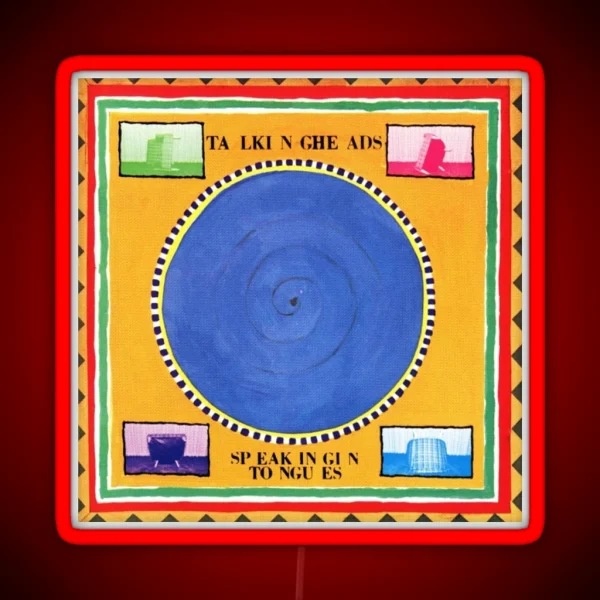 Talking Heads Speaking In Tongues RGB Neon Sign