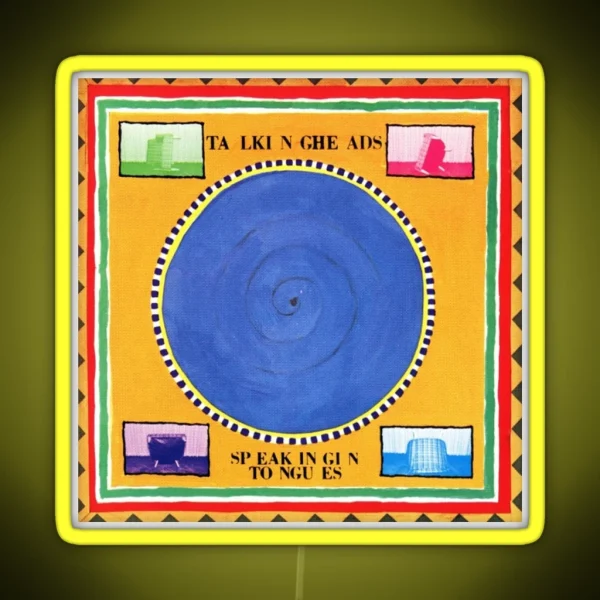 Talking Heads Speaking In Tongues RGB Neon Sign