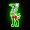 Modern Home Decor RGB Neon Sign in Unique Tall Neck Shape