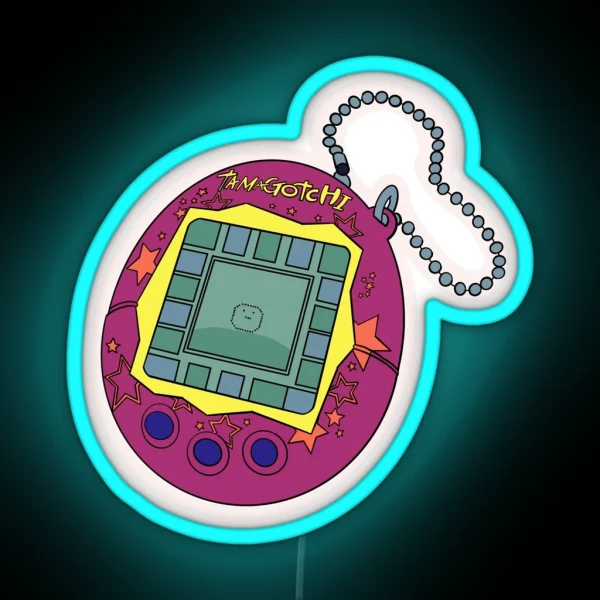 Tamagotchi RGB Neon Sign