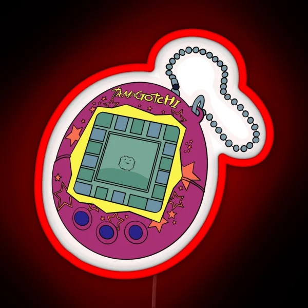 Tamagotchi RGB Neon Sign