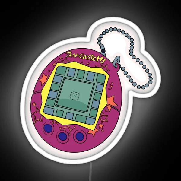 Tamagotchi RGB Neon Sign