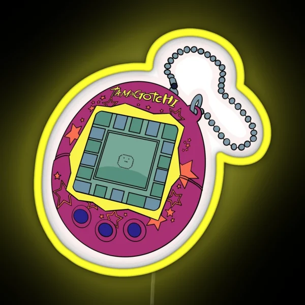 Tamagotchi RGB Neon Sign
