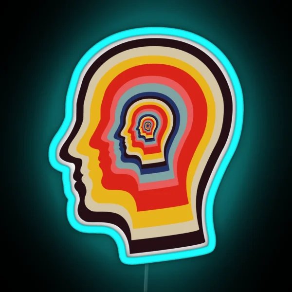Tame Impala Faces RGB Neon Sign