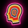 Vibrant 16x9 RGB LED Canvas Sign Art Display Decoration Kit