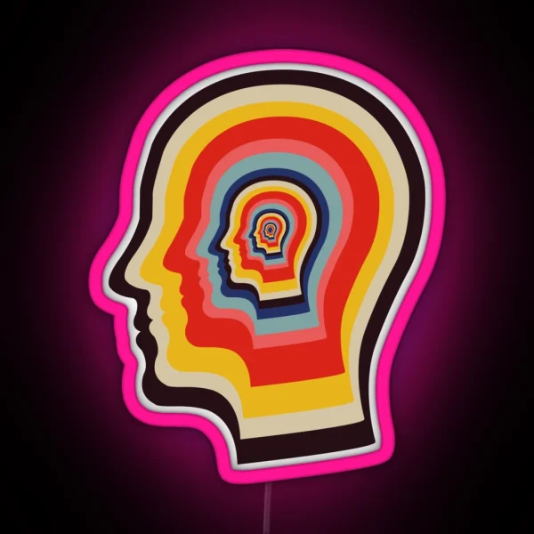 Tame Impala Faces RGB Neon Sign