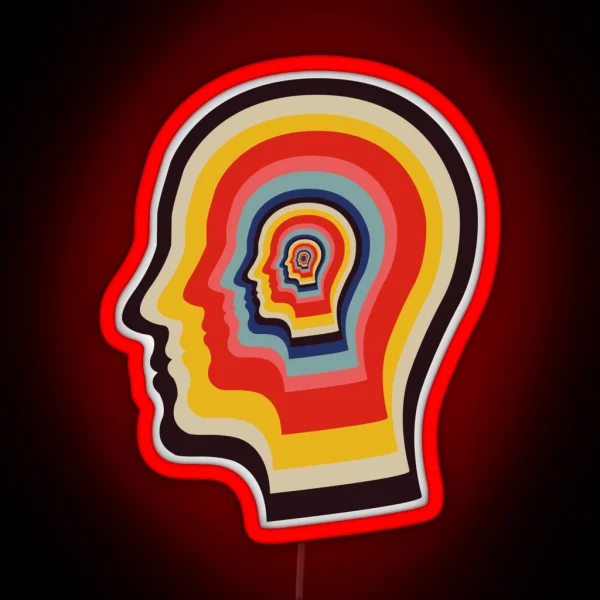 Tame Impala Faces RGB Neon Sign
