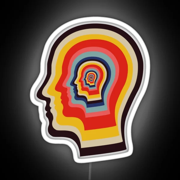 Tame Impala Faces RGB Neon Sign