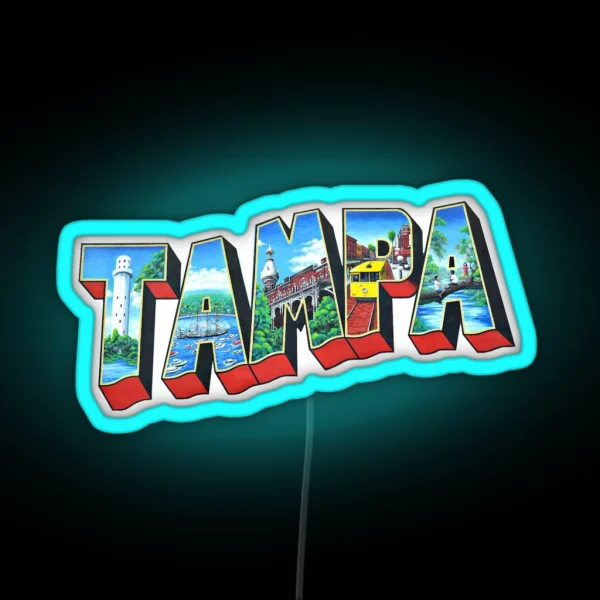 Tampa RGB Neon Sign