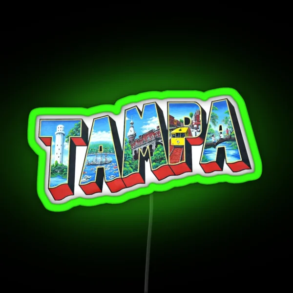 Tampa RGB Neon Sign