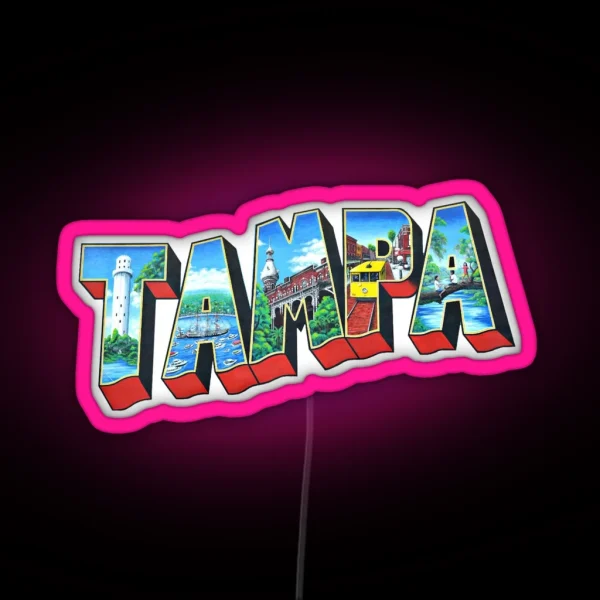 Tampa RGB Neon Sign