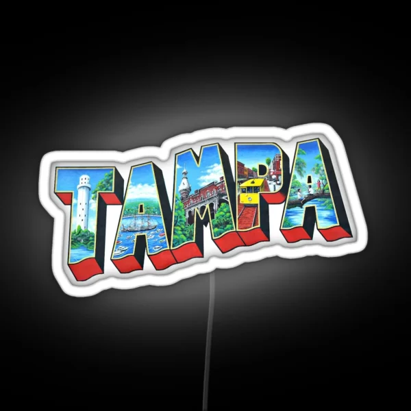 Tampa RGB Neon Sign