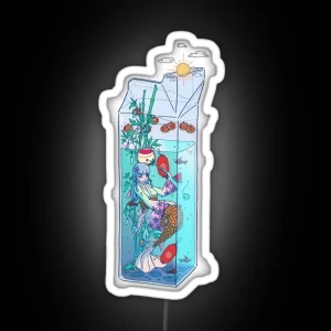 Tanabata Mermaid Drink RGB Neon Sign