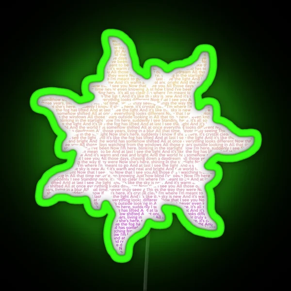 Tangled Sun At Last I See The Light RGB Neon Sign