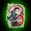 Neon Tanjiro Hashira Symbol Art Decor LED Display Sign Gift