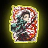 Official LED Neon Sign for Anime Fans with Colorful Hashira Design