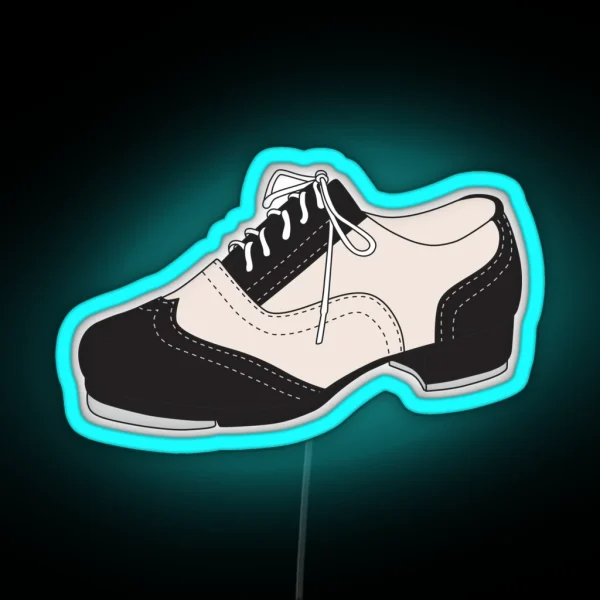 Tap Dance Shoe RGB Neon Sign