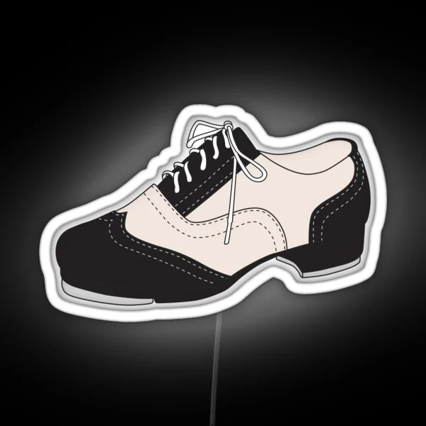 Tap Dance Shoe RGB Neon Sign