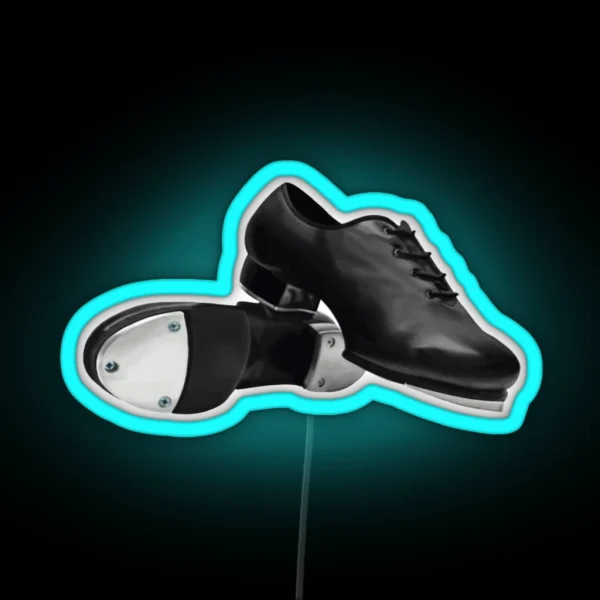 Tap Shoe Digital Drawing RGB Neon Sign