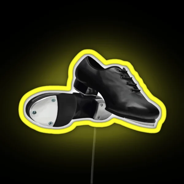 Tap Shoe Digital Drawing RGB Neon Sign