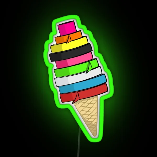 Tape The Rainbow RGB Neon Sign