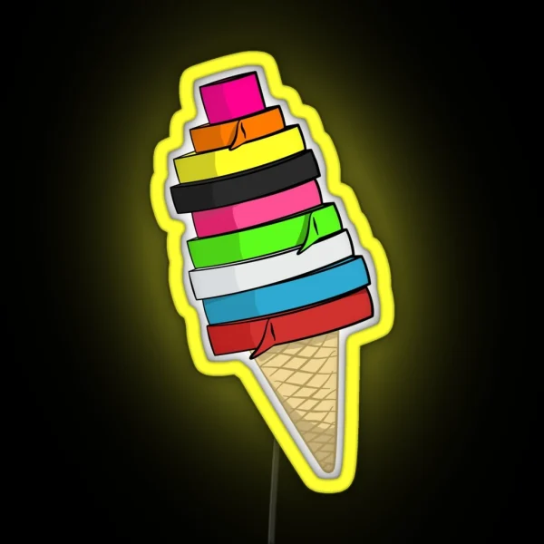 Tape The Rainbow RGB Neon Sign