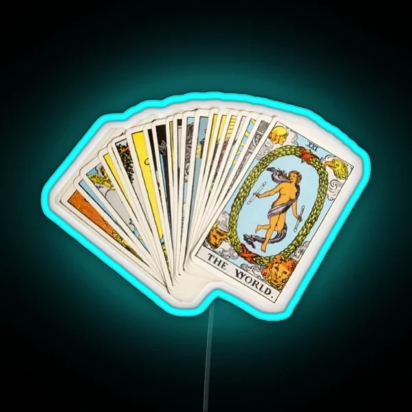 Tarot Cards RGB Neon Sign