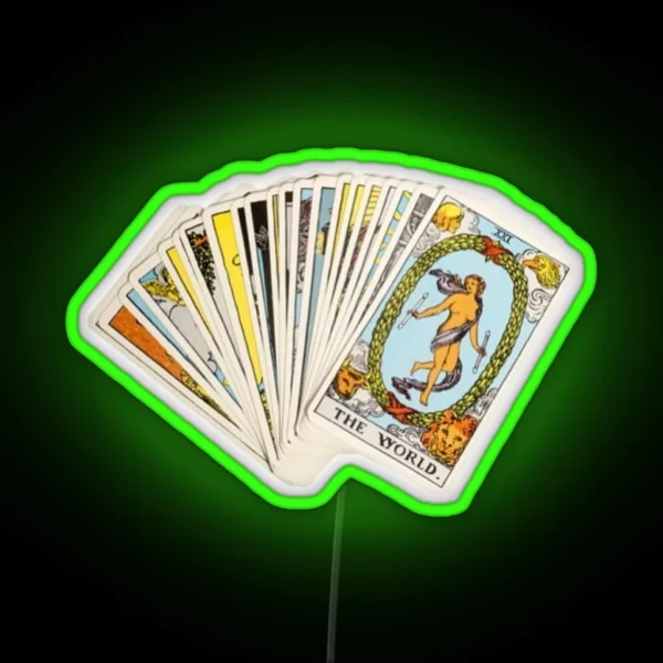Tarot Cards RGB Neon Sign